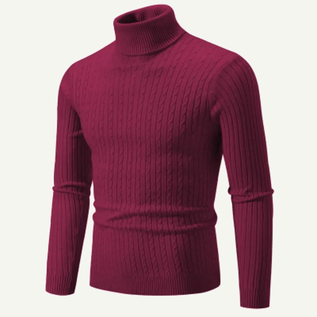 Men's High Neck Sweater